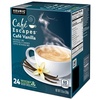 image:imageCafe Escapes Dark Chocolate Hot Cocoa Keurig SingleServe KCup Pods 96 CountCaf Vanilla
