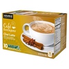 image:imageCafe Escapes Dark Chocolate Hot Cocoa Keurig SingleServe KCup Pods 96 CountChai Latte