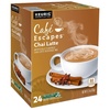 image:imageCafe Escapes Dark Chocolate Hot Cocoa Keurig SingleServe KCup Pods 96 CountChai Latte
