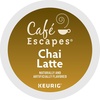 image:imageCafe Escapes Dark Chocolate Hot Cocoa Keurig SingleServe KCup Pods 96 CountChai Latte