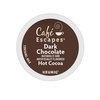 image:imageCafe Escapes Dark Chocolate Hot Cocoa Keurig SingleServe KCup Pods 96 CountDark Chocolate