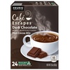 image:imageCafe Escapes Dark Chocolate Hot Cocoa Keurig SingleServe KCup Pods 96 CountDark Chocolate