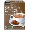 image:imageCafe Escapes Dark Chocolate Hot Cocoa Keurig SingleServe KCup Pods 96 CountMilk Chocolate