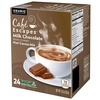 image:imageCafe Escapes Dark Chocolate Hot Cocoa Keurig SingleServe KCup Pods 96 CountMilk Chocolate