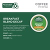 image:imageGreen Mountain Coffee Breakfast Blend Decaf Keurig SingleServe KCup pods Light Roast Coffee 96 CountBreakfast Blend