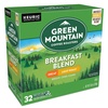 image:imageGreen Mountain Coffee Breakfast Blend Decaf Keurig SingleServe KCup pods Light Roast Coffee 96 CountDecaf Breakfast Blend