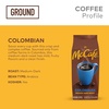 image:imageMcCafe Colombian Ground Coffee MediumDark Roast Mild Fruity Flavors Premium Quality Responsibly Sourced Kosher Certified 22oz BagColombian