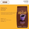 image:imageMcCafe Colombian Ground Coffee MediumDark Roast Mild Fruity Flavors Premium Quality Responsibly Sourced Kosher Certified 22oz BagFrench Roast