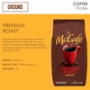 image:imageMcCafe Colombian Ground Coffee MediumDark Roast Mild Fruity Flavors Premium Quality Responsibly Sourced Kosher Certified 22oz BagPremium Roast