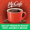 image:imageMcCafe Premium Roast Decaf Ground Coffee Medium Roast Decaffeinated Premium Quality Responsibly Sourced Kosher Certified 22oz BagDecaf Blend
