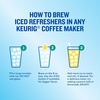image:imageThe Original Donut Shop Iced Refreshers Watermelon Breeze Flavor Keurig Single Serve KCup Pods Brew Over Ice 20 CountPineapple Passionfruit Refresher