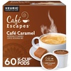 image:imageCafe Escapes Dark Chocolate Hot Cocoa Keurig SingleServe KCup Pods 96 CountCaf Caramel
