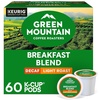 image:imageGreen Mountain Coffee Breakfast Blend Decaf Keurig SingleServe KCup pods Light Roast Coffee 96 CountBreakfast Blend
