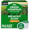 image:imageGreen Mountain Coffee Roasters Our Blend Keurig SingleServe KCup Pods Light Roast Coffee 96 CountBreakfast Blend