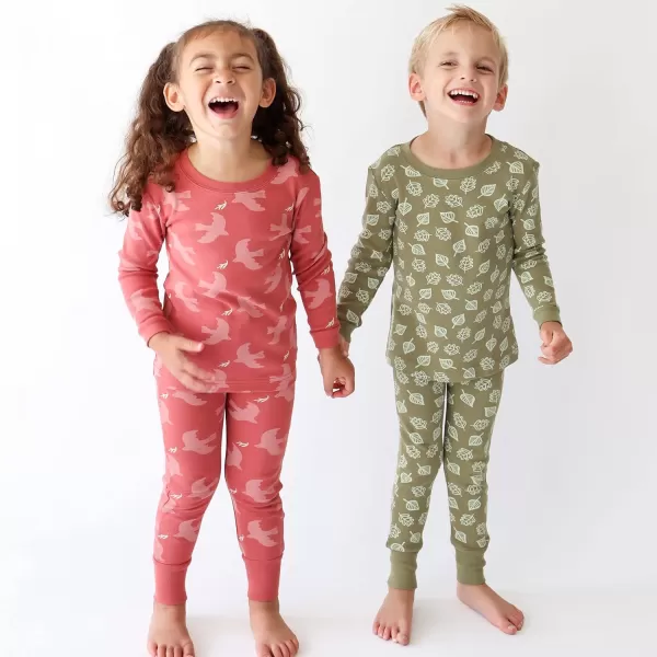 PARADE My Jammies Organic Kids Matching PajamasRose Doves