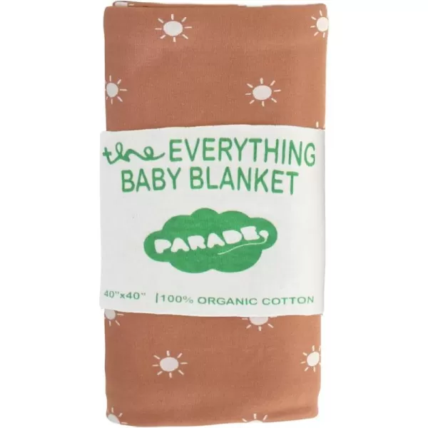 PARADE Everything Organic Baby Blanket Cinnamon SunsPARADE Everything Organic Baby Blanket Cinnamon Suns