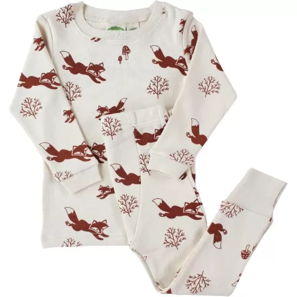 PARADE My Jammies Organic Kids Matching Pajamas Foxes Kids Set 34 YearsPARADE My Jammies Organic Kids Matching Pajamas Foxes Kids Set 34 Years