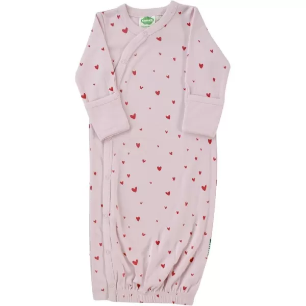 PARADE Organic Gowns  Signature PrintsPink Hearts