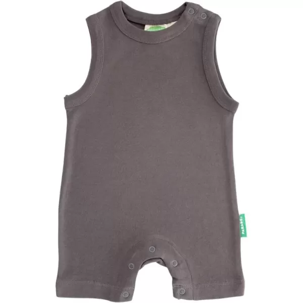 PARADE Organic Tank Rompers  EssentialsCharcoal