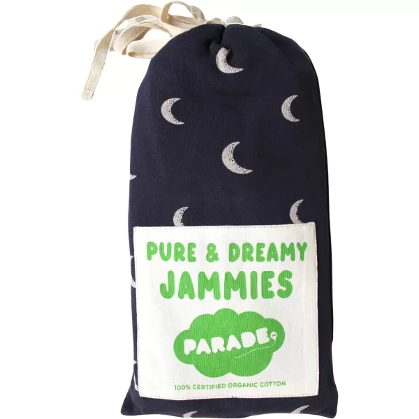 PARADE Organic My Jammies Matching Holiday PajamasMoons