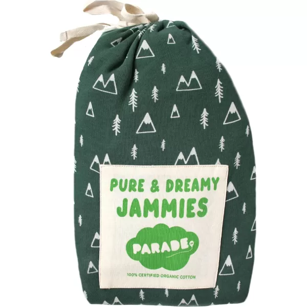 PARADE Organic My Jammies Matching Holiday PajamasMountains