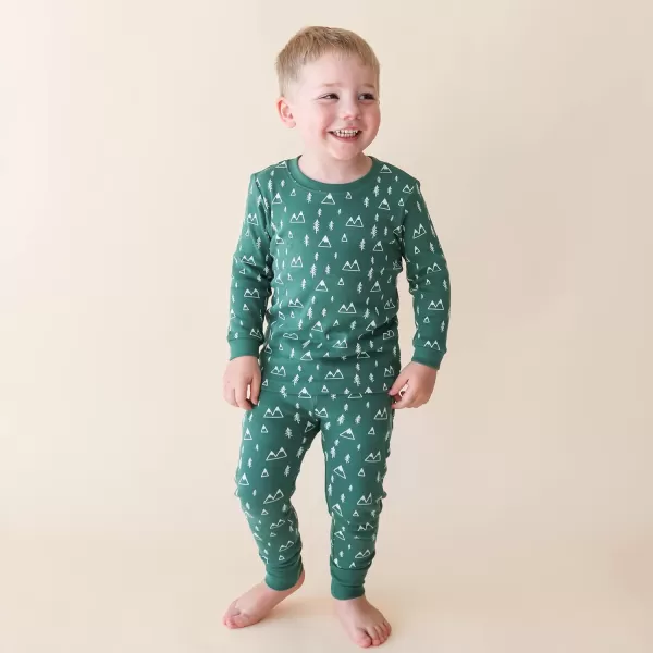 PARADE Organic My Jammies Matching Holiday PajamasMountains