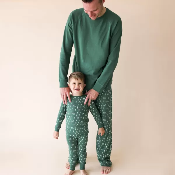 PARADE Organic My Jammies Matching Holiday PajamasMountains