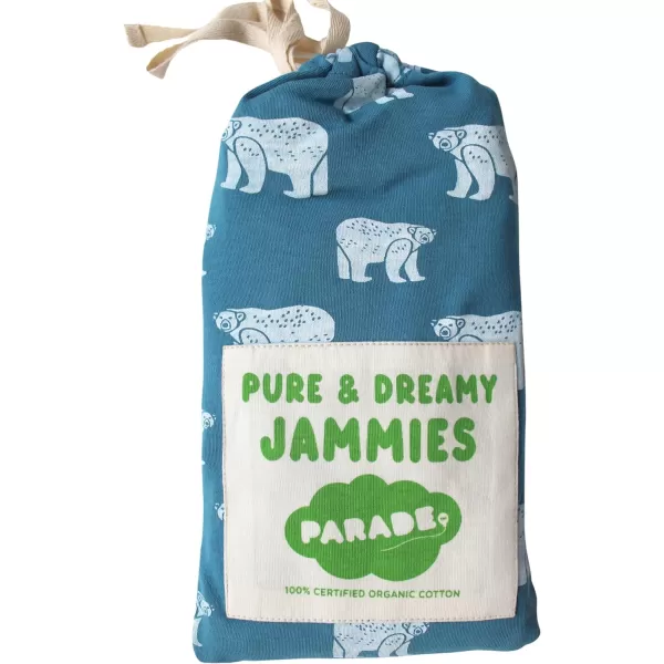 PARADE Organic My Jammies Matching Holiday PajamasPolar Bears