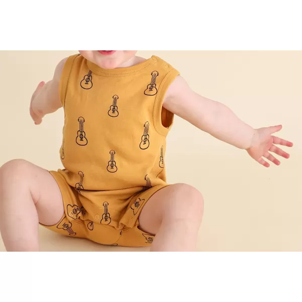 PARADE Organic Tank Rompers  Signature PrintsPineapples