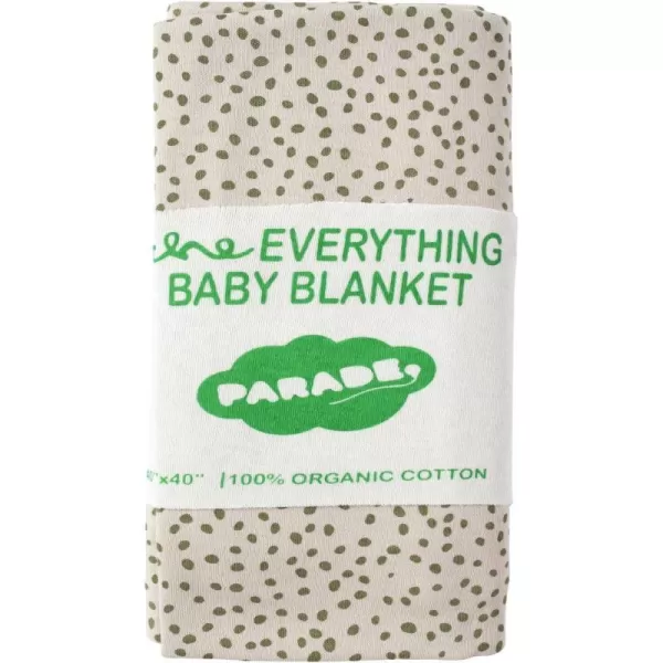 PARADE Everything Organic Baby Blanket Olive PebblePARADE Everything Organic Baby Blanket Olive Pebble