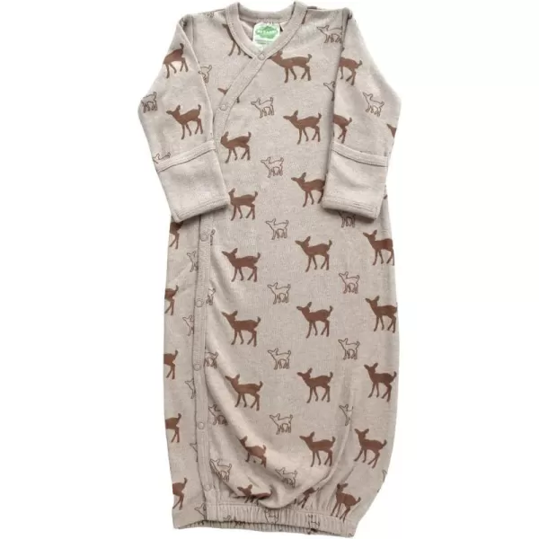 PARADE Organic Gowns  Signature PrintsFawn Deer