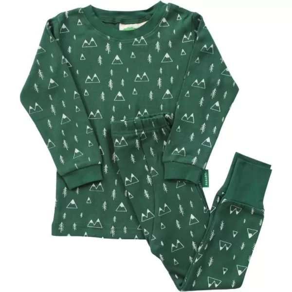 PARADE Organic My Jammies Matching Holiday PajamasMountains