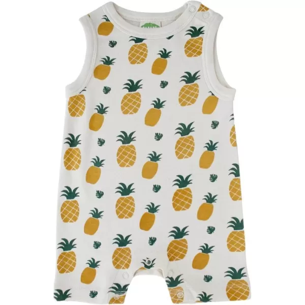 PARADE Organic Tank Rompers  Signature PrintsPineapples