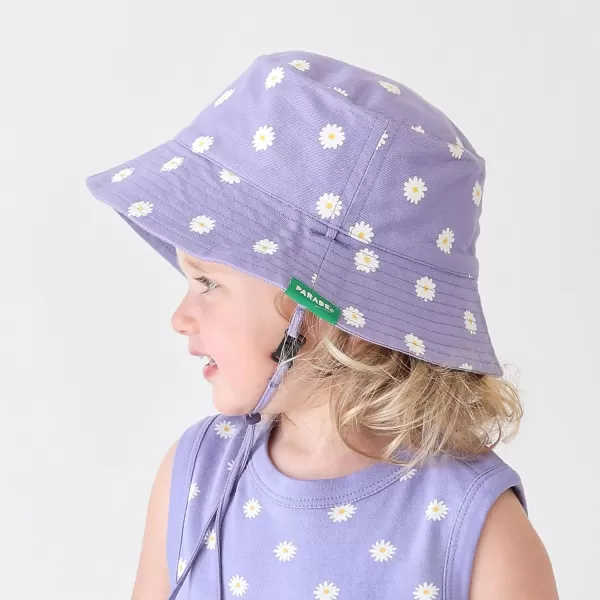 PARADE Reversible Organic Cotton Bucket HatsDaisies and Lilac