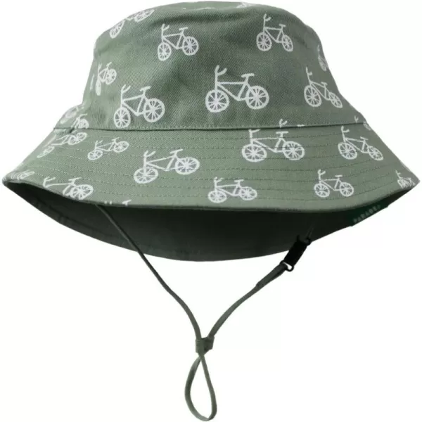 PARADE Reversible Organic Cotton Bucket HatsBikes and Camper Green