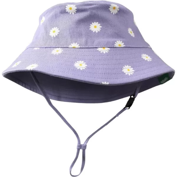 PARADE Reversible Organic Cotton Bucket HatsDaisies and Lilac