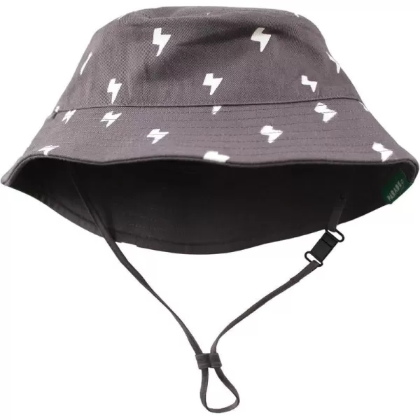 PARADE Reversible Organic Cotton Bucket HatsLightning and Charcoal