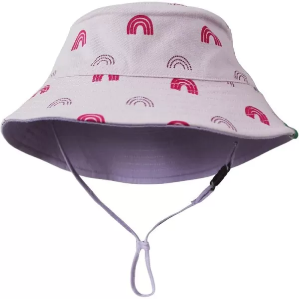 PARADE Reversible Organic Cotton Bucket HatsRainbows and Lilac