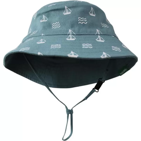 PARADE Reversible Organic Cotton Bucket HatsSailboats and Ocean