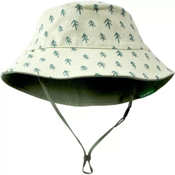 PARADE Reversible Organic Cotton Bucket HatsTrees and Camper Green