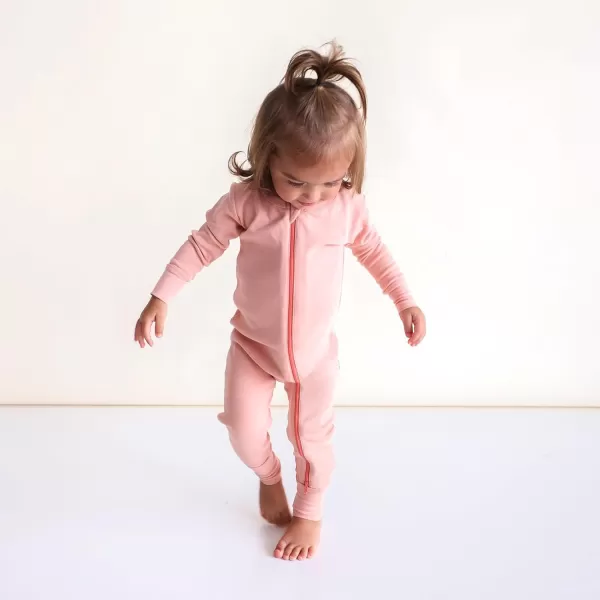 PARADE Organic Essential Basic 2Way Zipper Romper  Long Sleeve Olive 1824M no Mitts