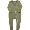 imagePARADE Organic Essentials 2Way Zip Romper  Long SleeveDusty Pink