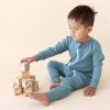 imagePARADE Organic Essentials 2Way Zip Romper  Long SleeveOcean
