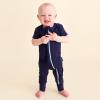 imagePARADE Organic Essentials 2Way Zip Romper  Short SleeveNavy