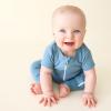 imagePARADE Organic Essentials 2Way Zip Romper  Short SleeveOcean