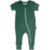 imagePARADE Organic Essentials 2Way Zip Romper  Short SleeveOlive Green