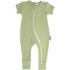 imagePARADE Organic Essentials 2Way Zip Romper  Short SleeveOlive Green