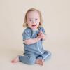 imagePARADE Organic Essentials 2Way Zip Romper  Short SleeveOlive Green