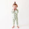imagePARADE Organic Signature Print 2Way Zip Romper  Long Sleeve  Brown  Unisex  Infant  NewbornToddlerSweetpea