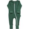 imagePARADE Organic Essentials 2Way Zip Romper  Long SleeveEmerald